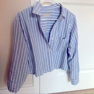 The Silky Cotton Cropped Shirt